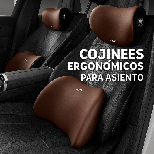 COJIN ERGONOMICO PARA AUTO - PACK